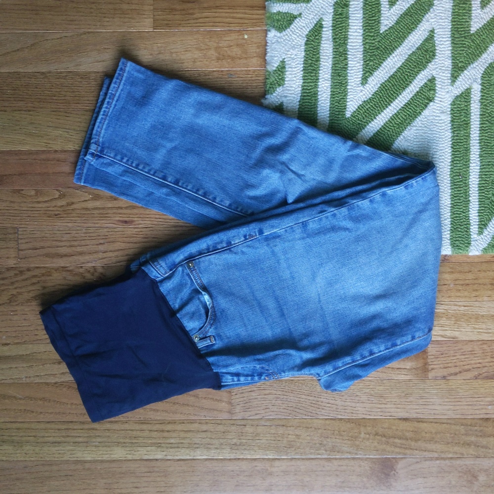 Gap | 28 LONG best girlfriend maternity jeans